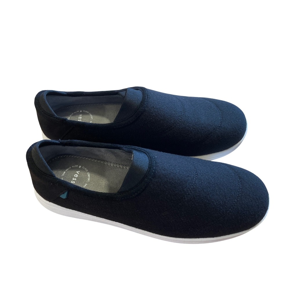 Vessi‎ Sunday Slippers Black Waterproof Slip On Shoes Mens 12 Casual Comfort